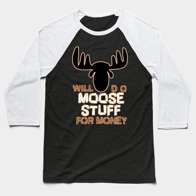 Family Guy - Moose Stuff Baseball T-Shirt by red-leaf